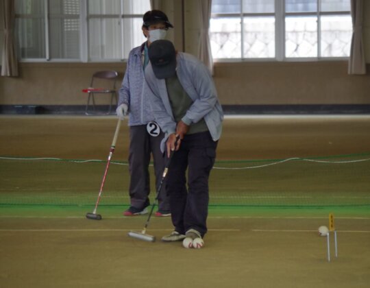 体協ゲートボール部 上村部長